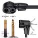 GOBKO Bike Floor Pump with Gauge - Presta and Schrader Valves, 170Psi High Pressure, Portable Air Pump for Road Bike, MTB, Sports Balls - Orange - Buy Online on GoSupps.com