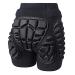 JMsDream 3D Padded Protection Hip EVA Short Pants Protective Gear for Kids & Adults Skating Riding Roller Black Small