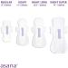 AsanaWoman Long Pads - Ultra Thin with Wings | For Parental Care - Buy Online on GoSupps.com