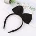 Hair Band Bow Headbands Headdress Bowknot Hair Bands Big Bow Halloween Hair Hoop Hair Accessories for Cosplay Costume Decor (Black) - Buy Online on GoSupps.com