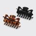 Kitsch Recycled Plastic Jumbo Claw Clips - Large Hair Clips for Women | Thick Hair Jaw Clips in Tortoise & Black (2pc Set) - Buy Online on GoSupps.com