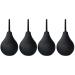 Limpiador De Oidos Ear Wax Bulb Syringe: 224ml Rubber Ear Washing Squeeze Bulb Nose Mucus Sucker Ear Cleaning Tool Air Blowing Wash Ear Black 4 pcs Ear Cleaner