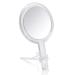 Gotofine 1X & 10X Magnifying Double Side Hand Makeup Mirror with Stand, Handheld Vanity Mirror, Clear
