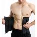 Men's Waist Trainer Belt Corset - Trimmer Belly Sweat Band Girdle Cincher | Medium Black | International Shipping - Buy Online on GoSupps.com