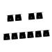 Healeved 10 Pcs Velvet Bag Hairdryer Bag Hair Tool Travel Bag Hair Tools Travel Bag Blow Dryer Flannel Black 30.00X26.00X0.50CMx5pcs Blackx5pcs