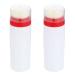 Empty Loose Powder Dispenser Bottle: 2pcs Portable Baby Talcum Powder Puff Storage Bottle Mini Cosmetic Glitter Powder Jar Holder Tool for Home Outdoor Trip