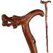 Wooden Cane Solid Walking Stick Crutch Solid Wood Mahogany Walking Stick Canes Canes Wooden Carved for The Rich Old Walking Walker Birthday Gifts Cane Cherry Sport for Elderly Senio