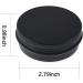 ZHIYE 12 Pcs Aluminium Screw Pots 60ml Empty Black Cosmetics Container Tin Balm Make Up Jar - Buy Online on GoSupps.com