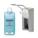 Medi-Inn wall dispenser Euro dispenser 1000 ml aluminum long arm lever + bottom | Hartmann Sterillium Classic Pure 1000 ml