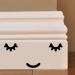 Sleepy Eye Lashes Face Wall Sticker Decal Mice Home Skirting Board Funny by Inspired Walls
