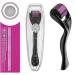Derma Roller 1.00MM Hair Growth Men and Women 540 Titanium Micro Needling roller for Hair growth Beard roller for Skin Care and Beard Growth Universal Roller with Carry Case (DERMA 1MM)
