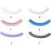rongweiwang 10piece Curved Eyelash Curler Refills Reusable And Made With Silica Gel Soft And Excellent Elastic Safety And Reliable Blue - Buy Online on GoSupps.com