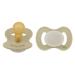 Lullaby Planet - Pack of 2 Round Latex Night Pacifiers Size 2 (6-12 Months)|Lake Green Night