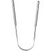 Stainless Steel Tongue Cleaner | U-Shaped Tongue Scraper for Bad Breath | Oral Care Tool - 1PC - Buy Online on GoSupps.com