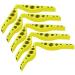 Boqqu 5/10 pieces of fogless accessories for masks glasses silicone anti-fog nose bridge pads anti-fitting silicone nasal bridge prevents the fitting of glasses anti-fitting 5 pc yellow