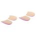 NOLITOY 2 Pairs Shock Absorption Insoles Increase Height Insole Height Increase Insole Pu Insoles Half Insoles Corrective Insoles for Supination Shoe Lifts Gel Heel Men and Women Pink