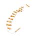 Tumuued Rope Back Massager - 39.4 Large Massager for Back Neck Legs Waist Massage Roller Made of