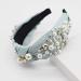 QTMY Light Blue Pearl Rhinestone Headband for Women - Elegant Hair Hoop Accessory and Jewelry - Buy Online on GoSupps.com