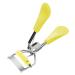 Makeup Tool Eyelashes Curler with Built-in Comb Professional Lashes Curler Eyelashes Accessories Fits All Eye Shape Yellow