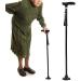 Folding Walking Stick Telescopic Walking Cane with Ergonomic T Handle Base Crutch Aluminum Alloy Lightweight Height Adjustable for Elderly Fashionable Innovate - Buy Online on GoSupps.com