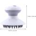 Ultechnovo Electric Shampoo Brush - Silicone Hair Washing & Scalp Massager | 2 STK White Head - Buy Online on GoSupps.com