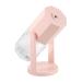 Diffusers for Essential Oils 240ML Air Humidifier Large Water Tank USB Rechargeable 35 Swing Aroma Diffuser with Atmosphere Light 2 Modes Essential Oil Diffuser 7 Color Lights (Pink)