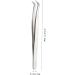 Frcolor 2pcs Curved Lipped Eyelash Extension Tweezers - Professional Angled Lash Curlers & Salon Accessories for Perfect Fake Eyelashes - Buy Online on GoSupps.com