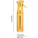 Sprayer Bottle Water Salon Hairdressing Sprayer Hair Spray Bottle Barber Fine Mist Sprayer Empty Bottle for Hair Styling Golden Hair Spray Bottle - Buy Online on GoSupps.com
