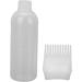 Hair Dye Applicator Bottle Portable Professional ABS Hair Dyeing Comb Bottle Stable for Styling for Hair Salon for Hairdresser - Buy Online on GoSupps.com