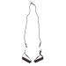 POPETPOP Resistance Bands - Exercise Bands with 2 Eva Handles & 2 Metal Hooks Nylon Resistance Bands for Working Out Random Color DIY Workout Bands Physical for Working Out