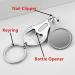 SVAASA Nail Clippers Pocket Multi Tool Nail Trimmer Key Ring Bottle Opener Keychain Trim Manicure Nail Clipper Cutter Outdoor Camp Fold Nipper - Buy Online on GoSupps.com