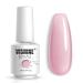 Vishine Transparent Jelly Pale Pink Gel Nail Polish - 15ml UV LED Sheer Pink for French Manicure - Buy Online on GoSupps.com