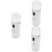 Hemoton 3 Pcs Mini Humidifier Spray Humidifier Skin Care Sprayer Nano Facial Mister Portable Humidifer White