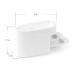 AMAZDIP 2-in-1 Dip Powder Recycling System & French Tip Smile Line Mold Tray - Nail Art Glitter Holder Saver in White - Buy Online on GoSupps.com