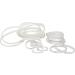 Goody Women's Ouchless Clear Polyband Elastics (Pack of 3) - 250 Count Each in 3 Sizes, No-Metal Hair Ties - Buy Online on GoSupps.com