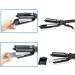 3 Plate Hair Crimper & Straightener - Titanium Flat Iron & Waver - Adjustable Temperature Curling Tool for Fluffy Waves - Buy Online on GoSupps.com