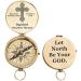 Personalized Engraved Compass - Baptism, Christmas, Missionary, Birthday, Confirmation, Graduation Gift - 3 inch DAD Compass - Buy Online on GoSupps.com
