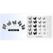 Alexnailart Butterfly Nail Stamping Plate - DIY Manicure Stencil Tools (NA001) - Buy Online on GoSupps.com