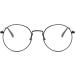 ALWAYSUV Retro Metal Frame Round Mirror Glasses | Classic Black Clear Lens Decorative Eyewear for Men & Women - Buy Online on GoSupps.com