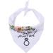 LAIYOHO Dog Bandanas My Humans are Getting Married Pet Bandanas Dog Wedding Bandana Wedding Pet Dog Bandana Scarf with Elegant Flower Leaves Diamond Patterns for Dogs Cats Lovers - Buy Online on GoSupps.com