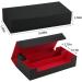 Scimi Premium Trading Card Storage Box - Holds 800+ Sleeved Cards - for MTG, YuGiOh, Uno, Pokemon, Sport Cards - with Mat Case and Strong Magnet Closure - Black & Red - Buy Online on GoSupps.com