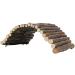 FDIT Wooden Bridge for Small Animals Arch Ladder for Hamsters Guinea Pigs Chinchillas & Ferrets - Perfect Cage Decoration - Buy Online on GoSupps.com
