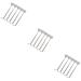 Beaupretty 15 Stk clerk scrapers scalp massager Telescopic back scratches knee protectors for men telescopic back scratch metal back itchy scraper from metal man scraper 16x5cmx3Pcs as shown x 3 pieces