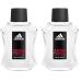 adidas Team Force Eau De Toilette Spray for Men 3.4 fl oz (Pack of 2) Eau De Toilette 3.4 Fl Oz (Pack of 2)