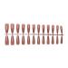 kawehiop 24 Pieces Extra Long Press on Nails Artificial DIY Solid French Graceful Colour-fast Nail for Manicure Salons Art