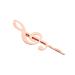 minkissy Hairpins for Co-workers Hair Pin Musical Note Hair Clip Alloy Hair Clip Hair Clips for Girls Goody Hair Clips for Women Girl Hairpin Women Hairpin Rose Gold Women's