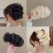 Bow Bubble Clips 2/4pcs Large Large Chiffon Bubble Bow Hair Claw Jaw Clip Hair Claw Clips for Women's Hair Accessories Claw Clip for Thick Long Hair (C(2pcs)) - Buy Online on GoSupps.com