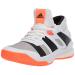 adidas Men's Stabil X Mid Volleyball Shoe 14 White/Black/Solar Orange