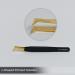 2pcs Black Gold Pointed Eyelash Tweezers for Lash Extension - Stainless Steel Precision Tweezers for Volume and Classic Lashes - False Eyelash Extension Kit - Buy Online on GoSupps.com