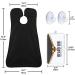 Black Beard Bib Apron Beard Hair Catcher Waterproof Non-Stick Grooming Cloth Shaving & Trimming & Beard Hair Catcher with 3 Suction Cups Best Gifts for Men DarkBlack - Buy Online on GoSupps.com